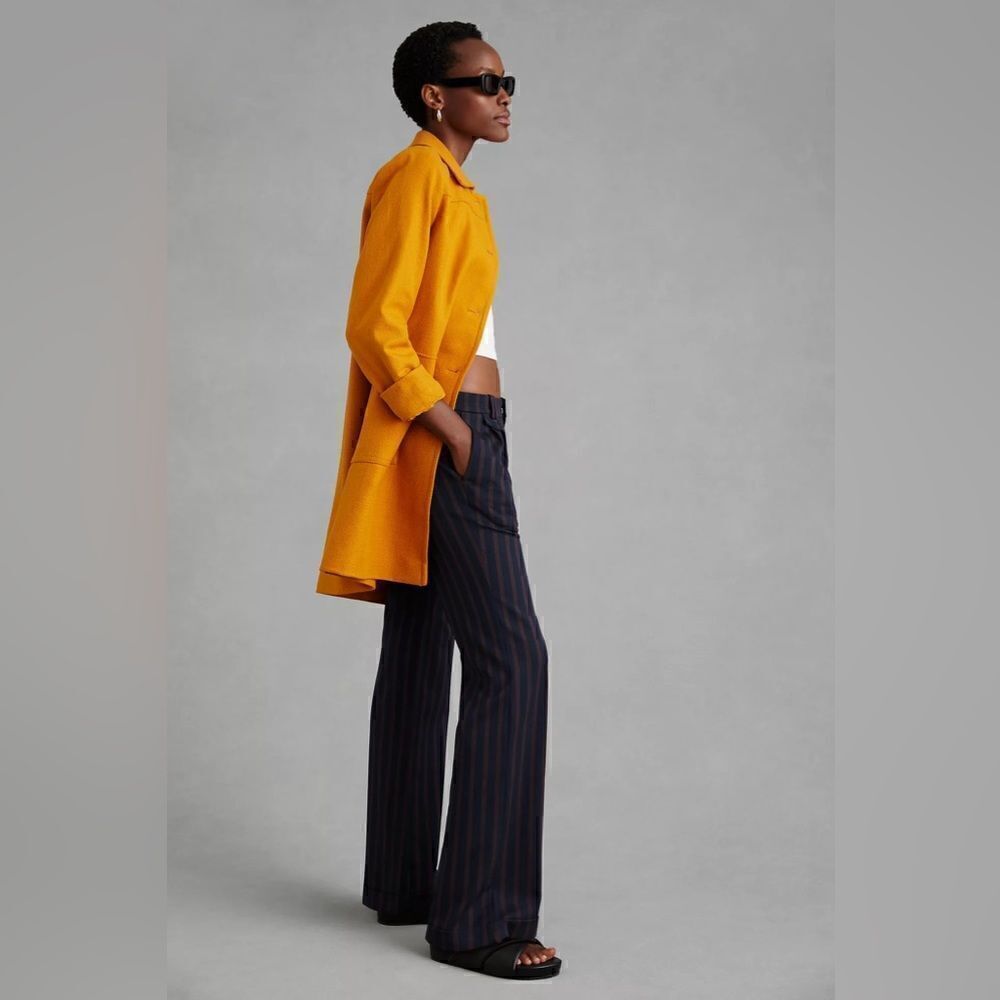 Anthropologie Low-Rise Flare Pants size 14 - Picture 3 of 5